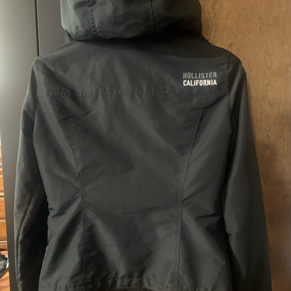 Hollister Black All-Weather Raincoat - Picture 9 of 13